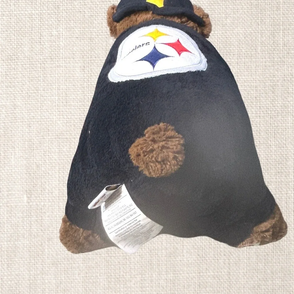 Pillow Pets NFL Pittsburgh Steelers Bear Plush Medium 18